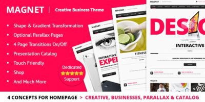 MAGNET - Creative Business WordPress Theme by QODE