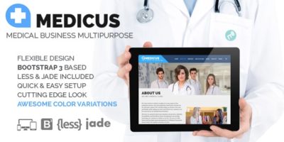 MEDICUS - Medical Business Multipurpose HTML by plethorathemes
