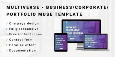 MULTIVERSE - Multipurpose Business/Corporate/Portfolio Muse Template by AwesomeThemez