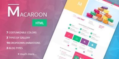 Macaroon - Creative Patisserie HTML Template by ThemePlayers