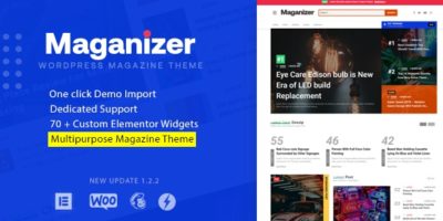 Maganizer - Modern Magazine WordPress Theme by Wpsmart