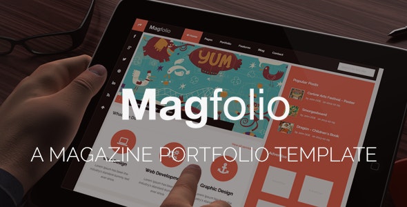 Magfolio - Responsive Magazine Blog Site Template by designingmedia