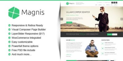 Magnis - Corporate Multipurpose WordPress Theme by OceanThemes