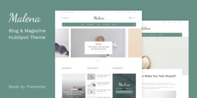 Malena - Blog & Magazine HubSpot Theme by ThemeGer