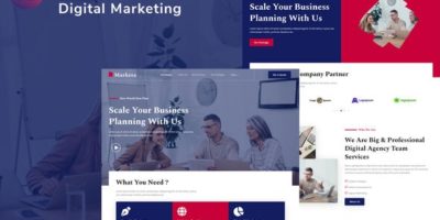 Marketa - Digital Agency Business Services Elementor Template Kit by Design_8