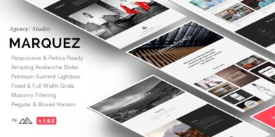 Marquez - A Creative Agency HTML Template by ThemeMountain