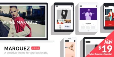 Marquez - A Creative WordPress Theme for Creatives and Agencies by ThemeMountain