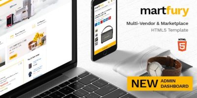 Martfury - Multipurpose Marketplace HTML5 Template + Admin Template by nouthemes