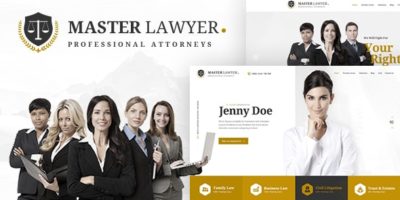Master Lawyer - PSD Template by Last40