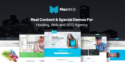 MaxWeb - Hosting & SEO Agency WordPress Theme by secretlaboratory