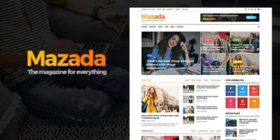 Mazada - News & Magazine WordPress Theme by wopethemes