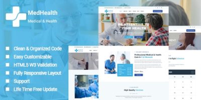 MedHealth - Medical & Health Template by AR-Coder