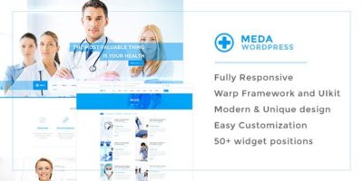 Meda — Health and Medical Responsive WordPress Theme For Hospitals