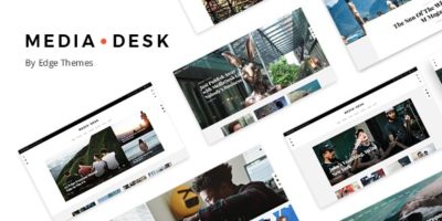 MediaDesk - Magazine WordPress Theme by Edge-Themes