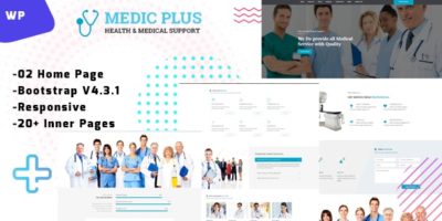 MedicPlus-Medical Theme by cloudhope