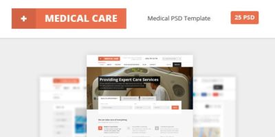 Medical Care - Creative PSD Template by bestwebsoft