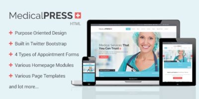 MedicalPress - Health HTML Template by InspiryThemes
