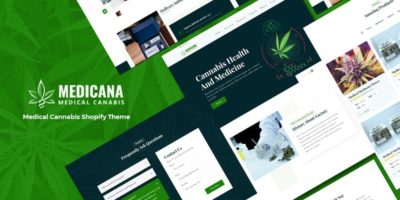 Medicana - Medical Cannabis Shopify Theme by Fuznet