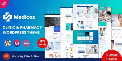 Medicoz - Clinic & Pharmacy WordPress Theme by ThemeChampion