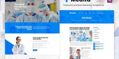 Medita - Medical Service Elementor Template Kit by doodlia