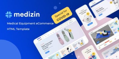 Medizin - Medical Equipment eCommerce Bootstrap 5 Template by DarkPanther
