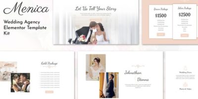 Menica - Wedding Elementor Template Kit by Attype-Studio