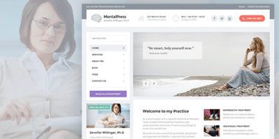 MentalPress - WP Theme for your Medical or Psychology Website. by ProteusThemes