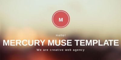 Mercury One Page Creative Muse Template by barisintepe