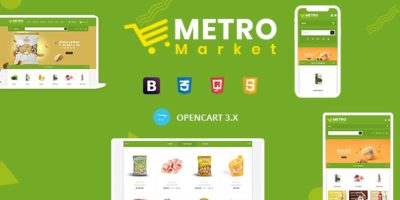 Metro Market - Grocery Store Opencart Theme by Aeipix