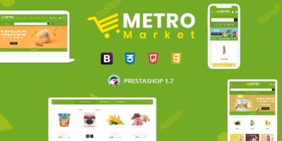 Metro Market - Organic & Grocery Store Prestashop 1.7 Responsive Theme by Aeipix