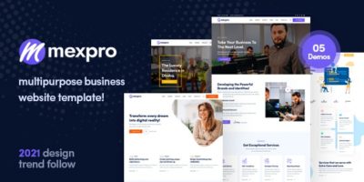 Mexpro - Multipurpose Business HTML Template by ThemeEaster
