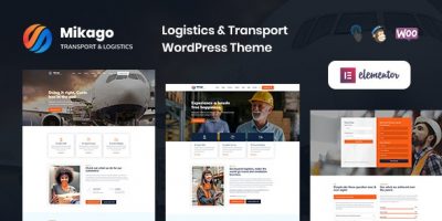 Mikago – Logistics & Transportation WordPress Theme by blue_design