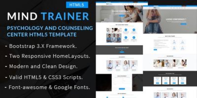 Mind Trainer - Psychology and Counseling Center HTML5 Template by xenioushk