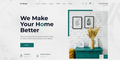 Mint - Interior Design PSD Template by George_Fx