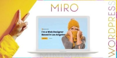 Miro - Personal Portfolio WordPress Theme by afracode