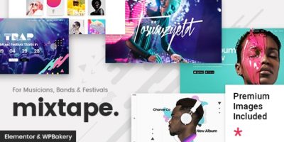 Mixtape - Music Theme for Artists & Festivals by Select-Themes