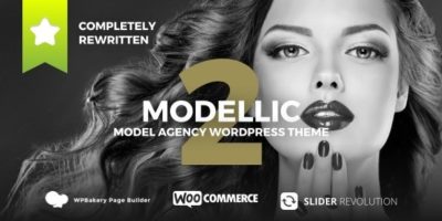 Modellic - WooCommerce & Booking Model Agency WordPress Theme by Coffeecream