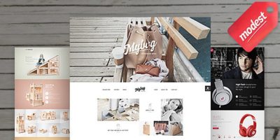 Modest Shop - 3 in 1 eCommerce PSD Templates by bcube