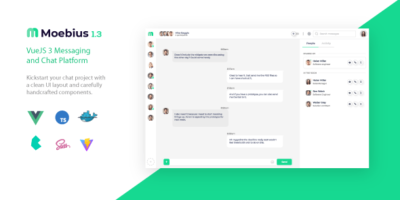 Moebius - VueJS 3 Chat Platform UI by cssninjaStudio