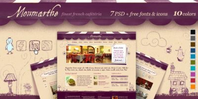 Monmarthe - Restaurant & Cafe PSD Template by ThemeLaboratory