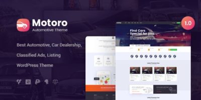 Motoro - Automotive Car Dealer WordPress Theme by wpsixer