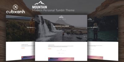 Mountain - Modern Personal Tumblr Theme by cubxanh