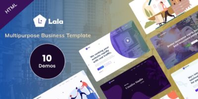 Multipurpose Business HTML Template - Lala by laralink