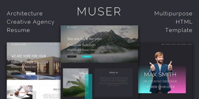 Muser_Multipurpose HTML Template by CreativeRacer
