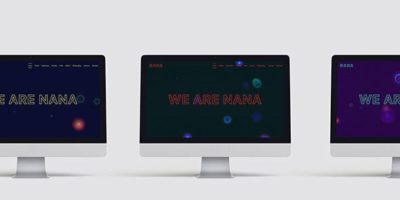 Nana – Minimalistic One-Pager With Animated Background by pimmey