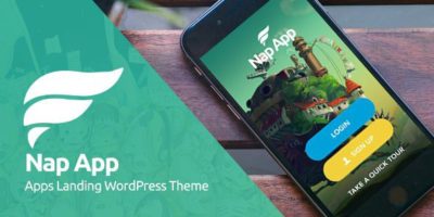 NapApp - WordPress App Landing Page by ThemeRegion