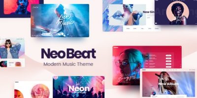 NeoBeat - Music WordPress Theme by Elated-Themes
