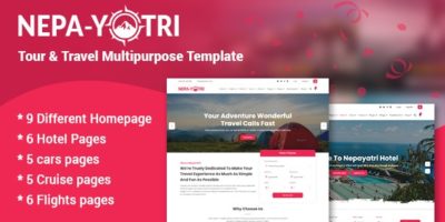 Nepayatri - Tour & Travel Multipurpose Template by Cyclone_Themes