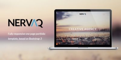 Nervaq - Responsive One Page Template by G10v3