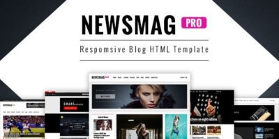 NewsMag Responsive Magazine HTML Template by PIXXET